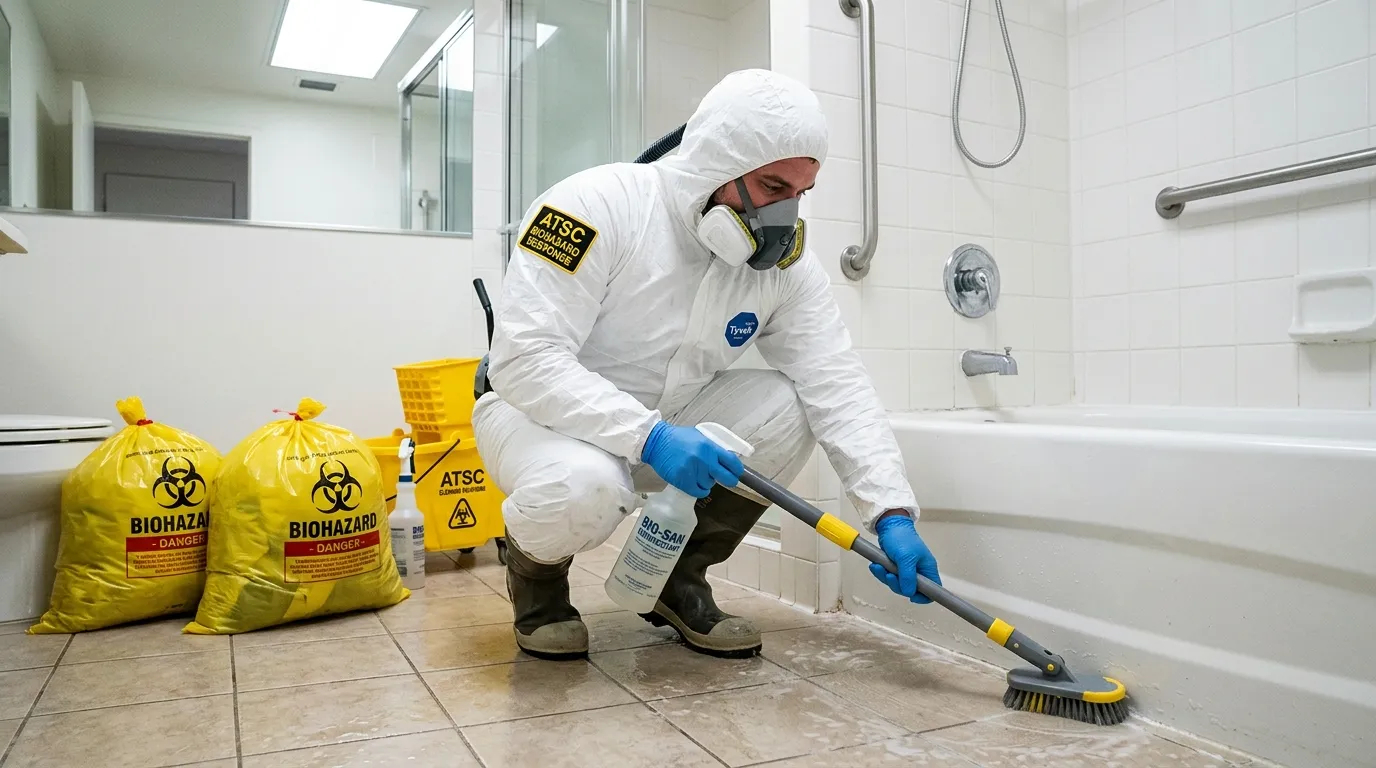 Decontamination equipment deployed for Blood Cleanup in Los Altos Hills